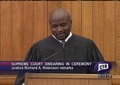 Click to Launch Supreme Court Justice Richard A. Robinson Swearing In Ceremony